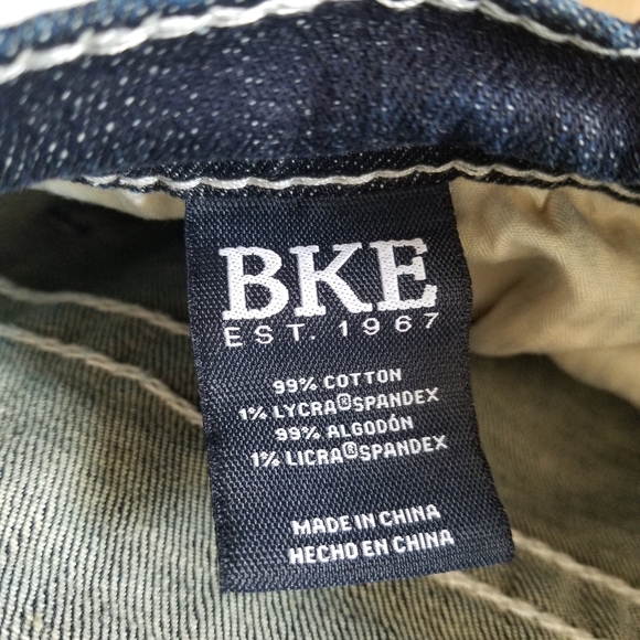 BKE Alec Mens Taper Strech Jeans - Picture 4 of 5